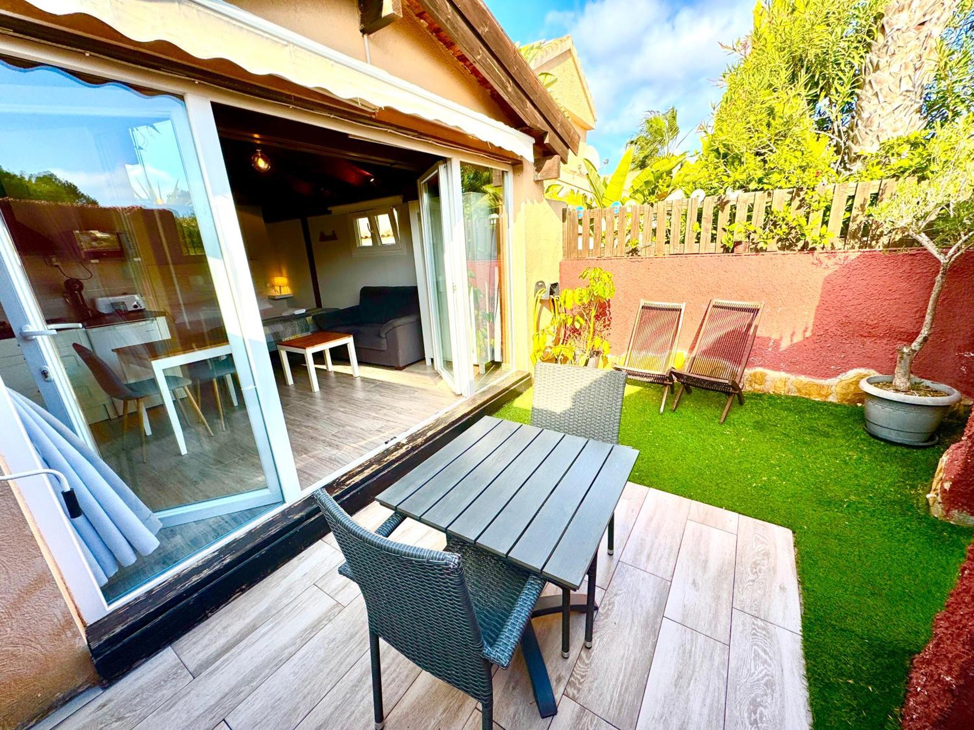 3 Casita-Estudio Con Jardin En La Playa Puerto Marino Exterior foto