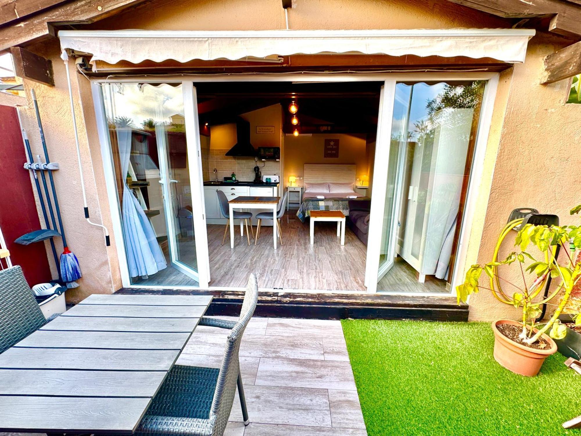 3 Casita-Estudio Con Jardin En La Playa Puerto Marino Exterior foto