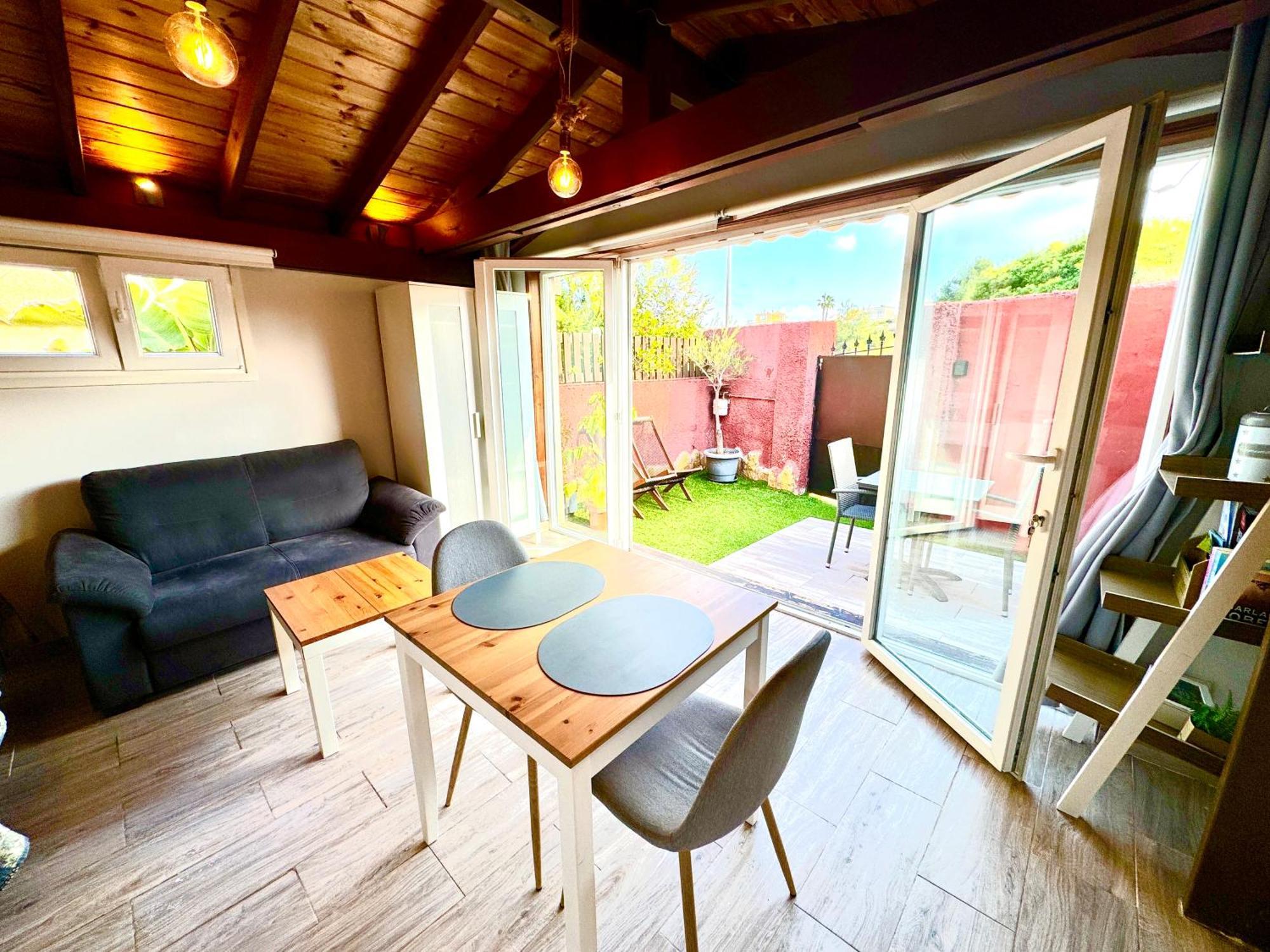 3 Casita-Estudio Con Jardin En La Playa Puerto Marino Exterior foto